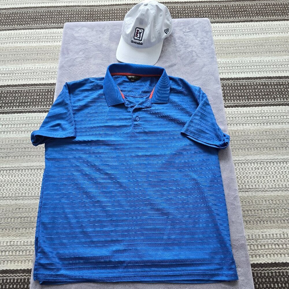 VROOM performance shirt and New ERA Scotsdale Golf cap package